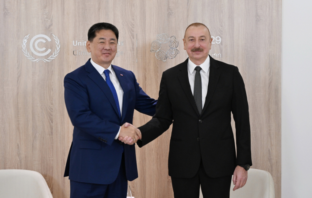 Präsident Ilham Aliyev trifft sich mit seinem mongolischen Amtskollegen AKTUALISIERT VIDEO