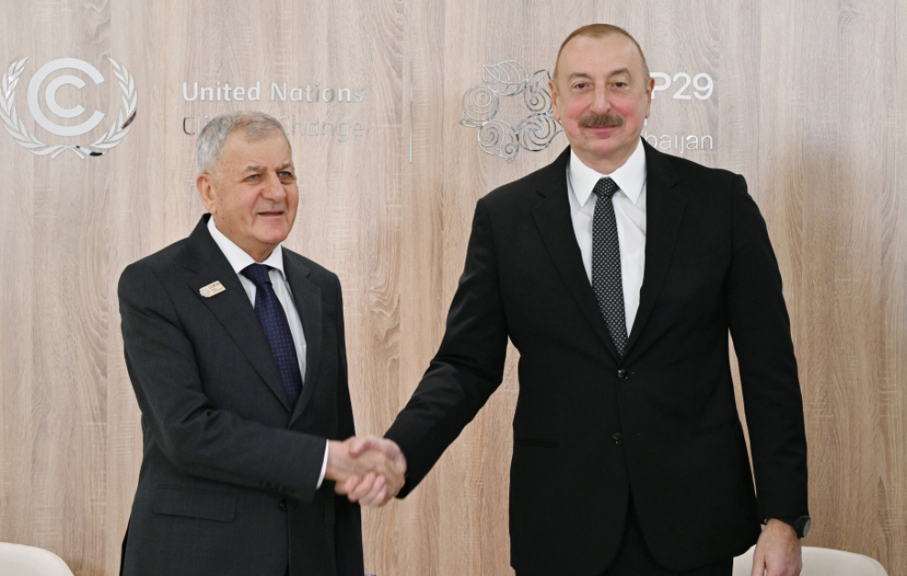 Президент Ильхам Алиев встретился с Президентом Ирака ОБНОВЛЕНО ВИДЕО
