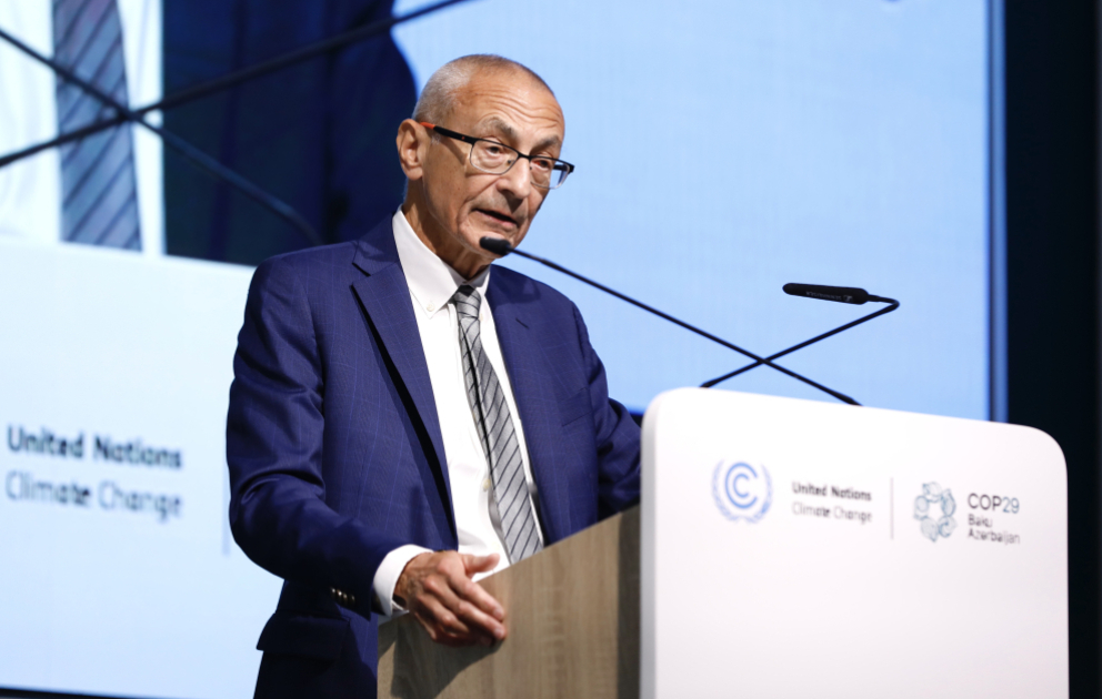 Con Podesta: COP Sədrliyi ilə müxtəlif mövzular ətrafında fəal şəkildə işləmişik VİDEO