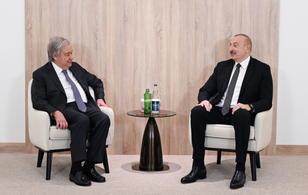 Le président azerbaïdjanais s’entretient avec le Secrétaire général de l’ONU VIDEO