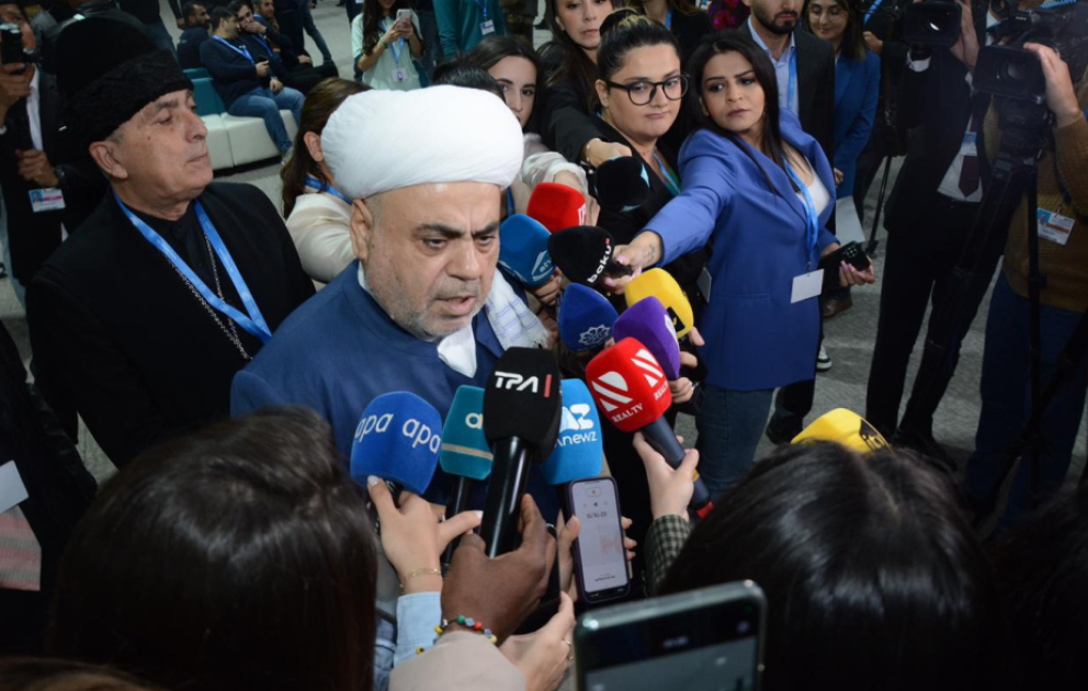 QMİ sədri: Dünyada baş verən müharibələr, qırğınlar təbiətin gələcəyinə, iqliminə təsir göstərir VİDEO