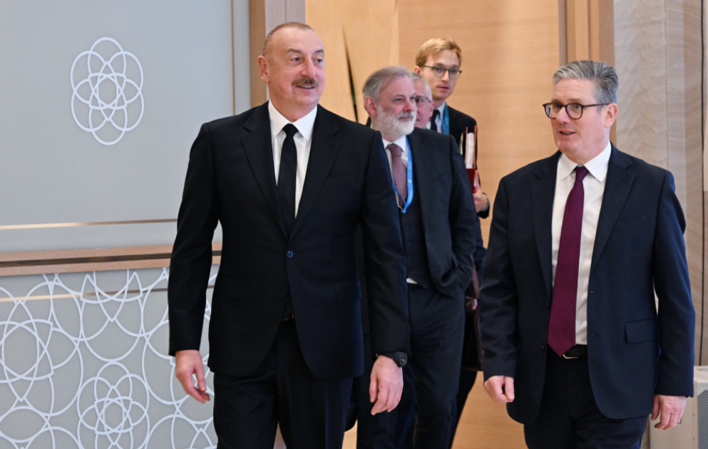 President Ilham Aliyev met with UK Prime Minister VIDEO