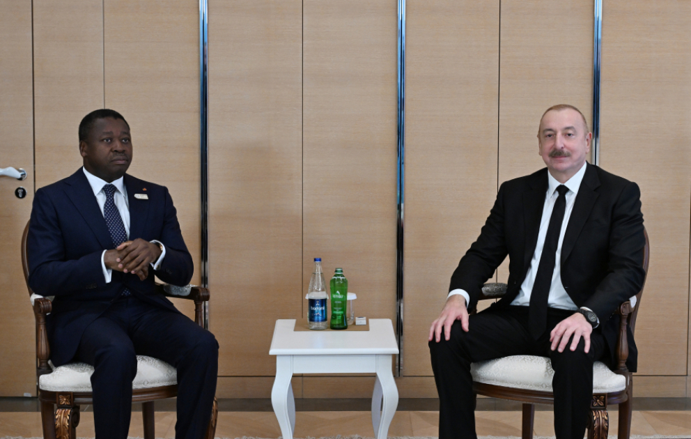 Entretien du président azerbaïdjanais avec son homologue togolais  MIS A JOUR VIDEO