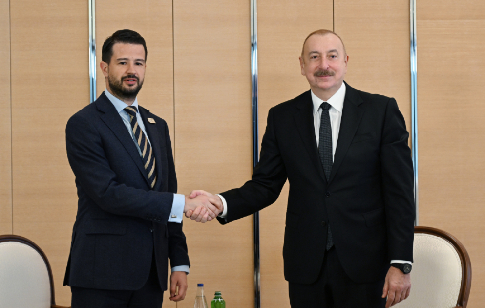 Le président azerbaïdjanais s’entretient avec son homologue monténégrin MIS A JOUR VIDEO