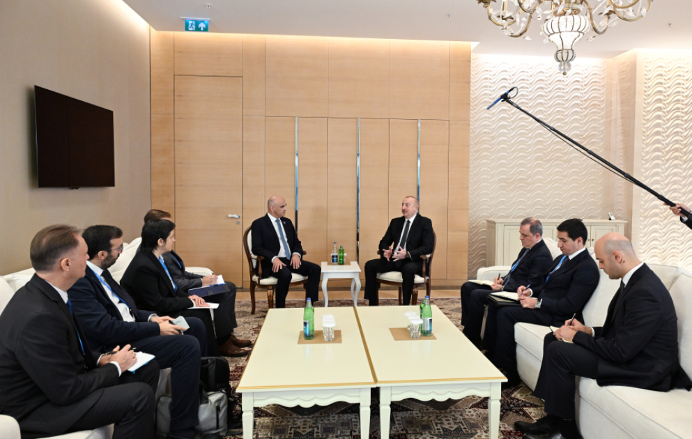 Le président azerbaïdjanais rencontre le Secrétaire général du Conseil de l'Europe MIS A JOUR VIDEO