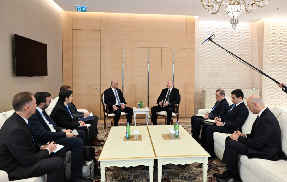 President of Azerbaijan Ilham Aliyev met with Secretary General of the Council of Europe VIDEO
