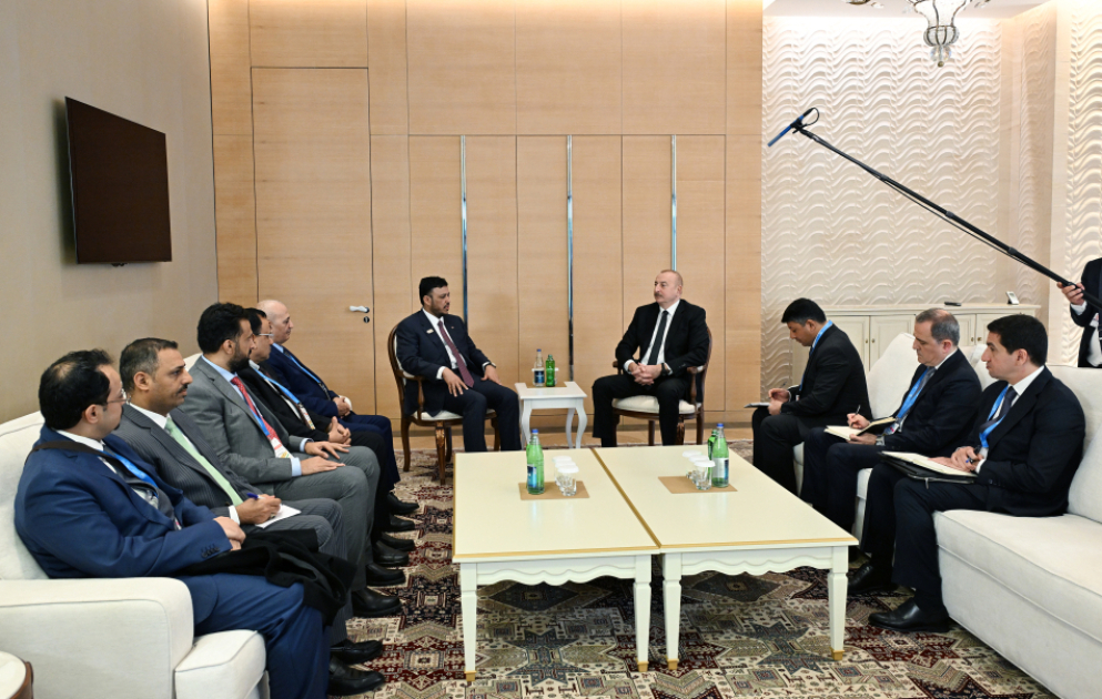 Präsident Ilham Aliyev trifft sich mit Vizepräsidenten von Jemen AKTUALISIERT VIDEO
