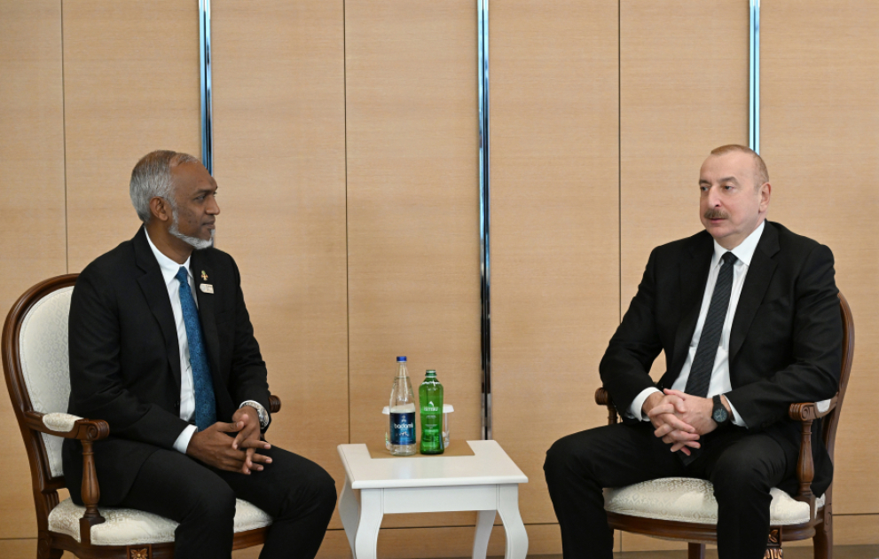 Präsident Ilham Aliyev und Präsident der Malediven treffen sich in Baku AKTUALISIERT VIDEO