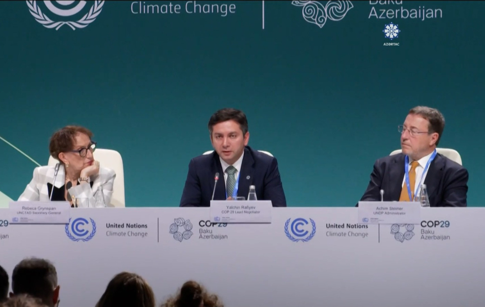 COP29 gündəlik mətbuat konfransında əldə edilmiş uğurlardan bəhs edilib VİDEO