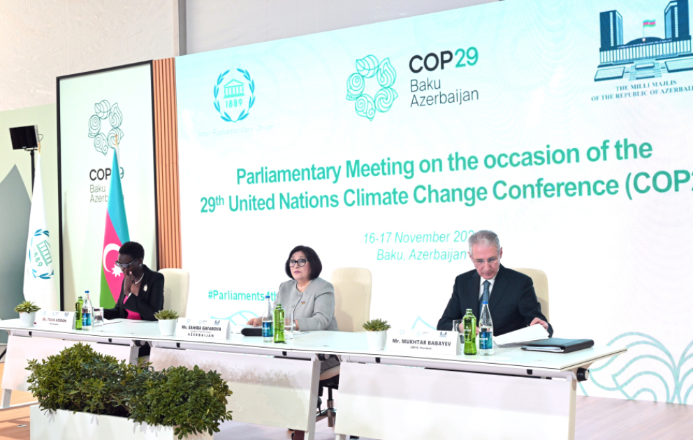 Bakıda COP29 çərçivəsində keçirilən Parlament Görüşünün ilk günü başa çatıb YENİLƏNİB VİDEO