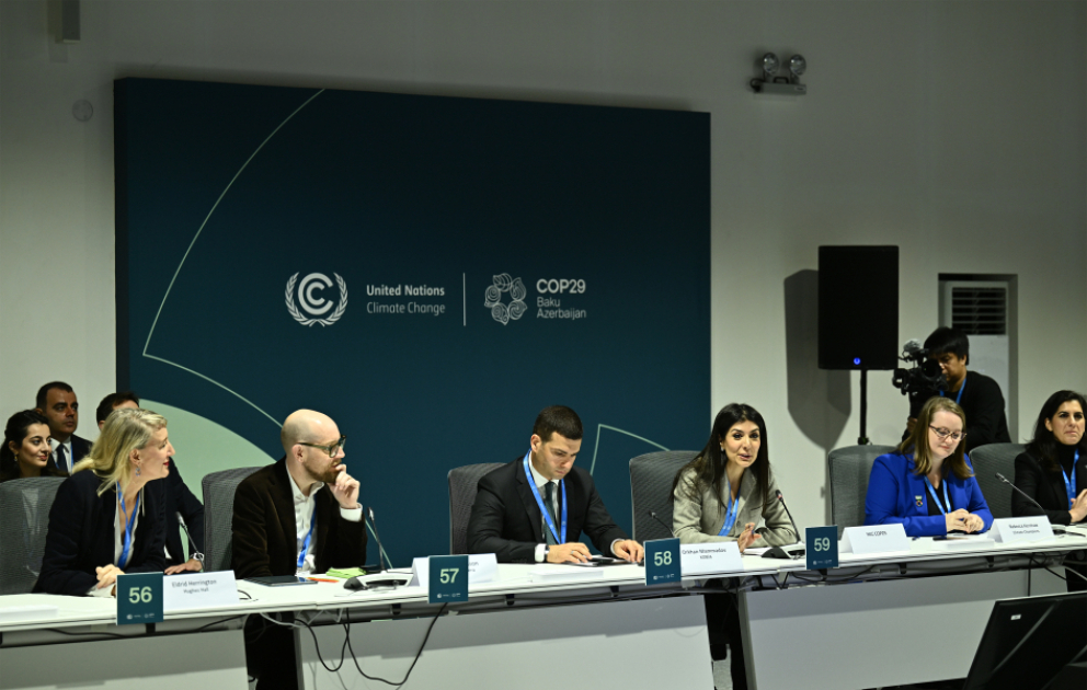 COP29 çərçivəsində “İqlim dəyişikliyinə dayanıqlı kiçik orta bizneslər” mövzusu müzakirə edilib VİDEO