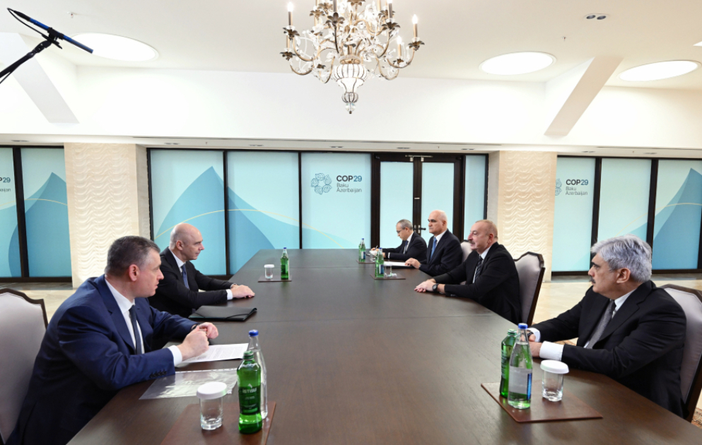 Präsident Ilham Aliyev trifft sich mit Russlands Finanzminister und LDPR-Chef  AKTUALISIERT VIDEO