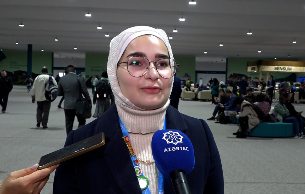 İordaniyalı tələbə: COP29-da yeni texnologiyalar və süni intellektdən istifadə yollarını öyrəndim VİDEO