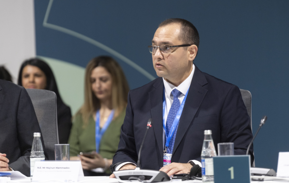 COP29 çərçivəsində “İqlimə dayanıqlı kənd təsərrüfatı təcrübələrinin inkişafı üzrə yüksəksəviyyəli nazirlərin görüşü” keçirilib VİDEO