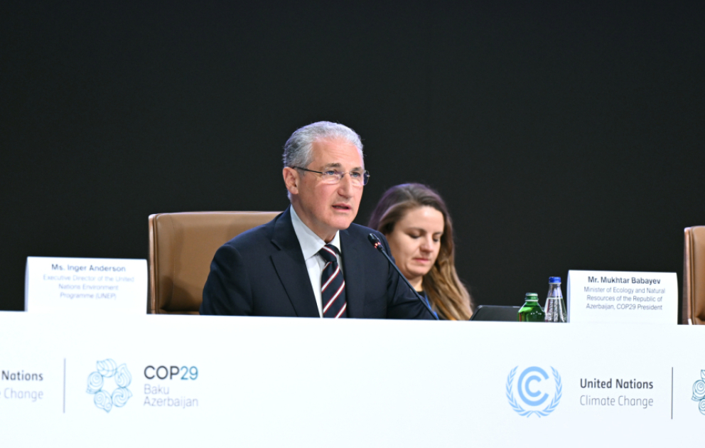 Президент COP29: 70 процентов выбросов углекислого газа приходится на города ВИДЕО