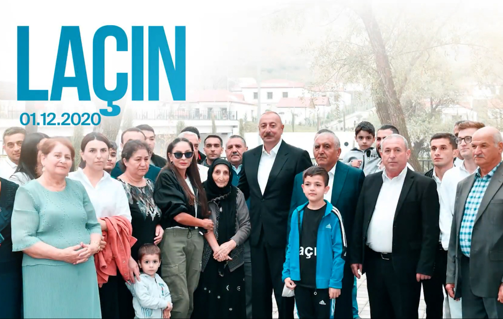 Prezident İlham Əliyev Laçının işğaldan azad olunmasının dördüncü ildönümü münasibətilə paylaşım edib VİDEO