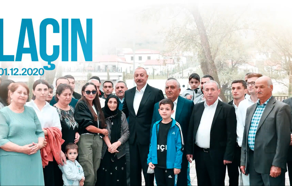 Le président Aliyev partage une publication à l’occasion du 4e anniversaire de la libération de Latchine VIDEO