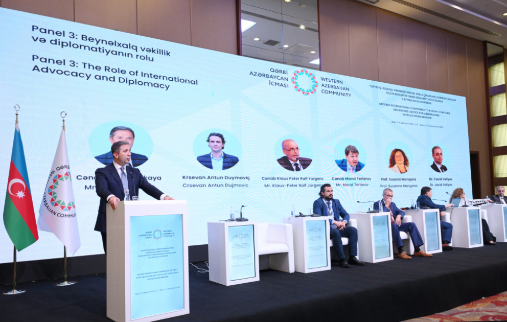 Beynəlxalq vəkillik və diplomatiya yurdlarından zorla didərgin düşmüş insanların hüquqlarının bərpasında mühüm rol oynayır VİDEO