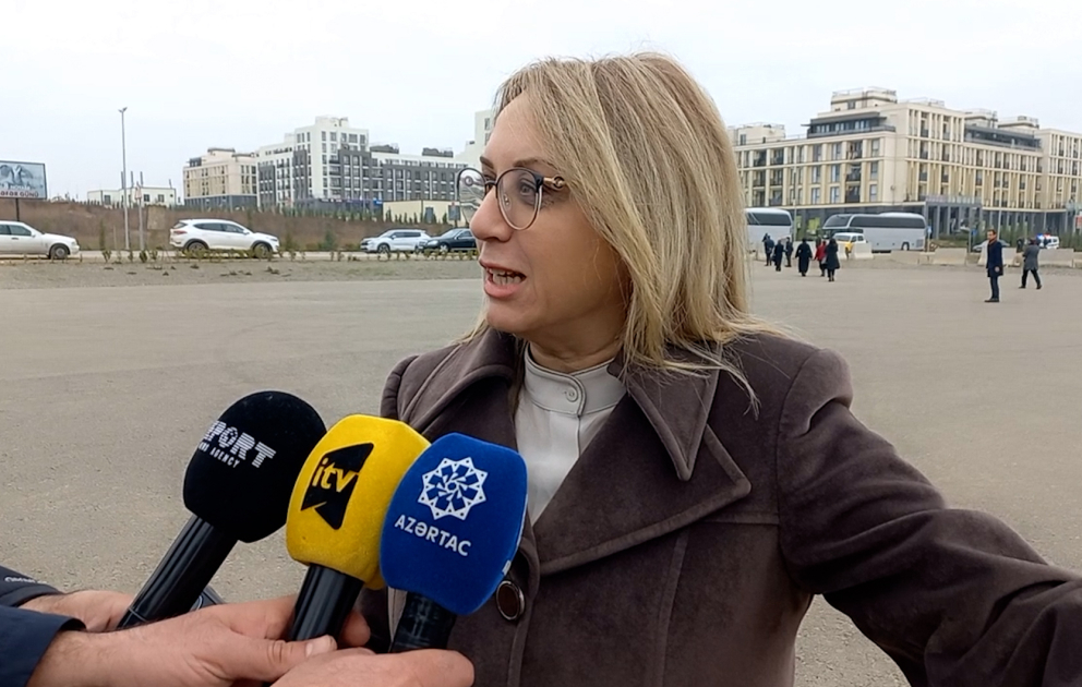 Filiz Kılıç: Füzulidə ermənilərin dağıtdıqları binaları görüb kədərlənirəm VİDEO