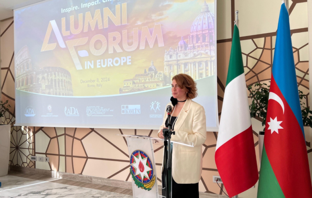 ADA Universitetinin 3-cü Məzun Forumu İtaliyada keçirilib VİDEO
