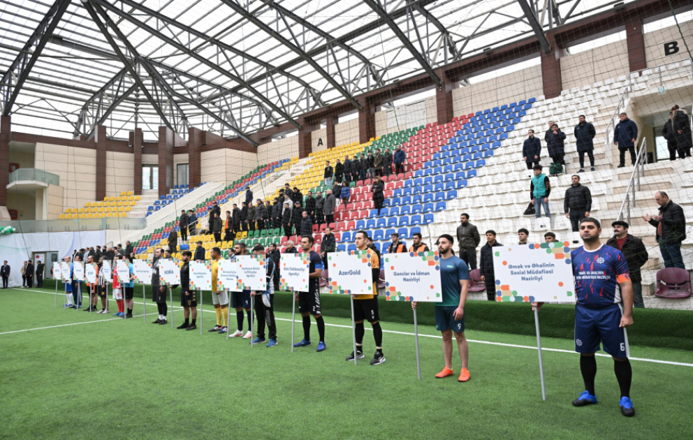 Dövlət qurumları arasında III minifutbol turnirinin açılış mərasimi keçirilib VİDEO