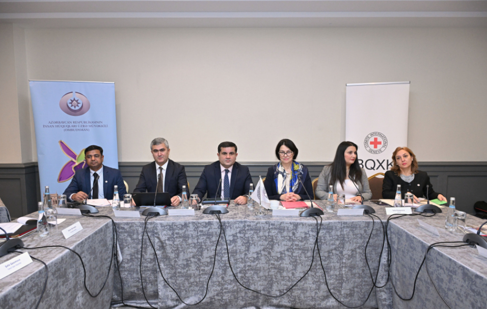 Bakıda Ombudsman Aparatı və Beynəlxalq Qızıl Xaç Komitəsi tərəfindən birgə seminar təşkil olunub VİDEO
