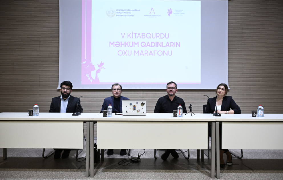 “Məhkum olunmuş qadınlar üçün V kitab mütaliə marafonu” layihəsinin nəticələri təqdim olunub VİDEO