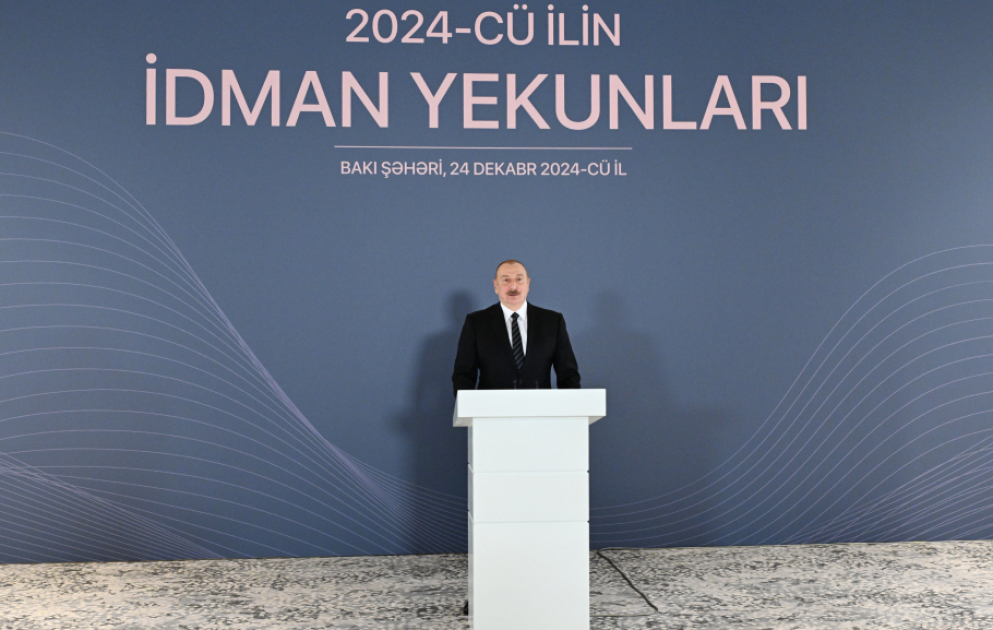 President Ilham Aliyev attended ceremony dedicated to 2024 sports results VIDEO