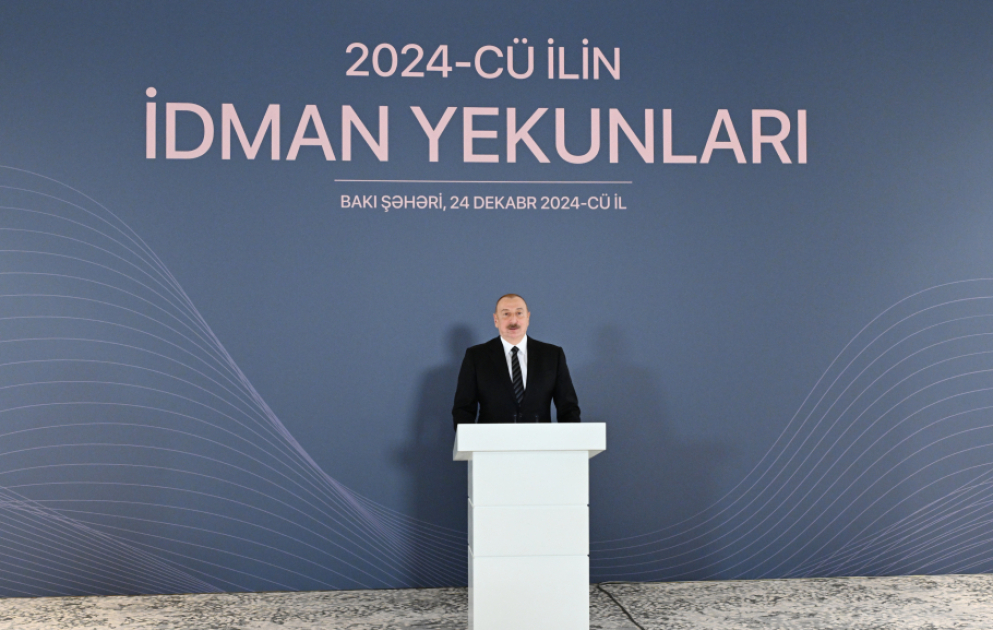 Le président Ilham Aliyev participe à une cérémonie consacrée au bilan sportif de l’année écoulée MIS A JOUR VIDEO