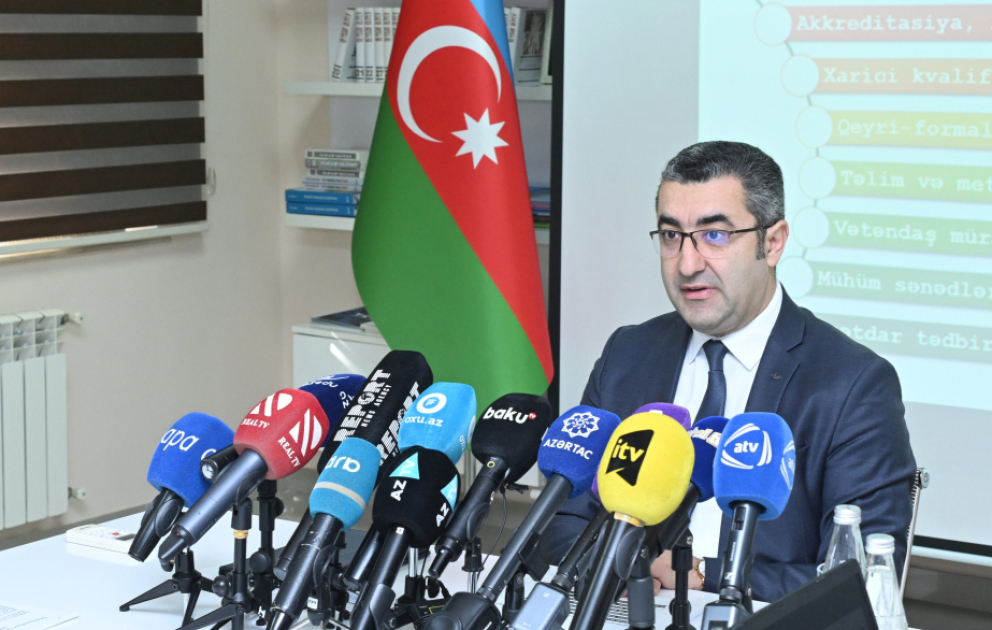 Agentlik rəhbəri diplomların tanınması üzrə ən çox müraciət qeydə alınan ixtisasların adlarını açıqlayıb VİDEO