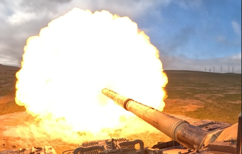 Tank units conducted live-fire tactical exercise VIDEO