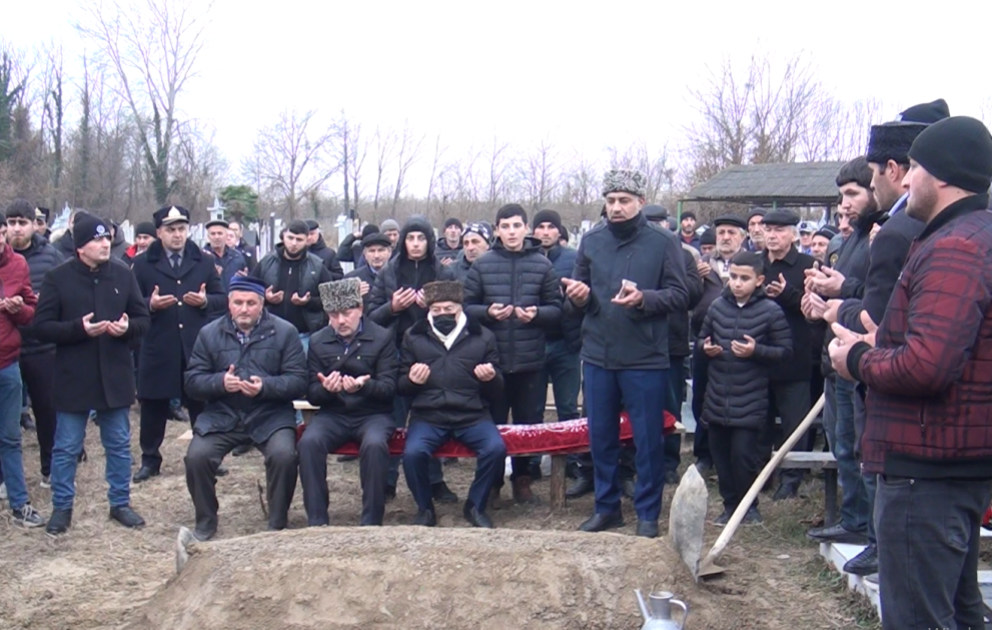 Təyyarə qəzasında həlak olan Balakən sakini dəfn edilib VİDEO