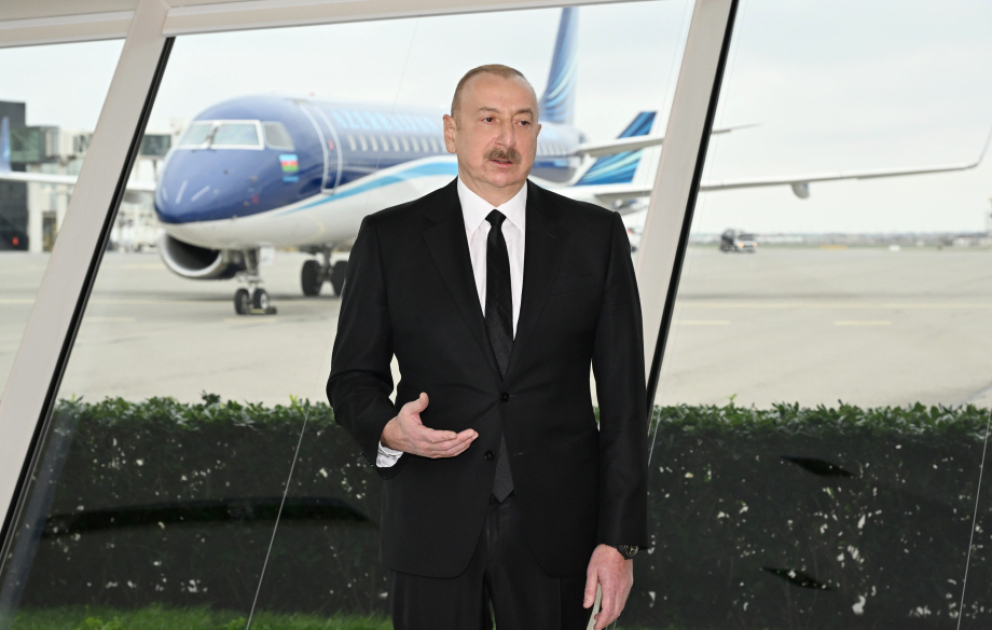 Prezident İlham Əliyev Azərbaycan Televiziyasına müsahibə verib YENİLƏNİB VİDEO