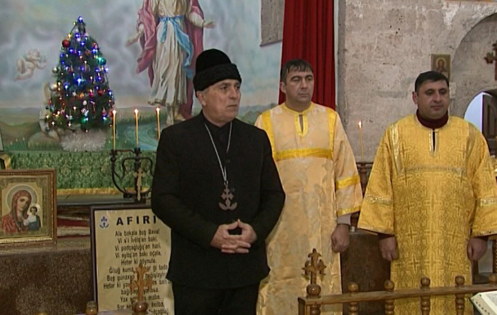 Nic qəsəbəsində Milad bayramı qeyd olunub VİDEO