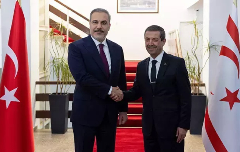 Hakan Fidan Şimali Kipr Türk Respublikasında səfərdədir VİDEO