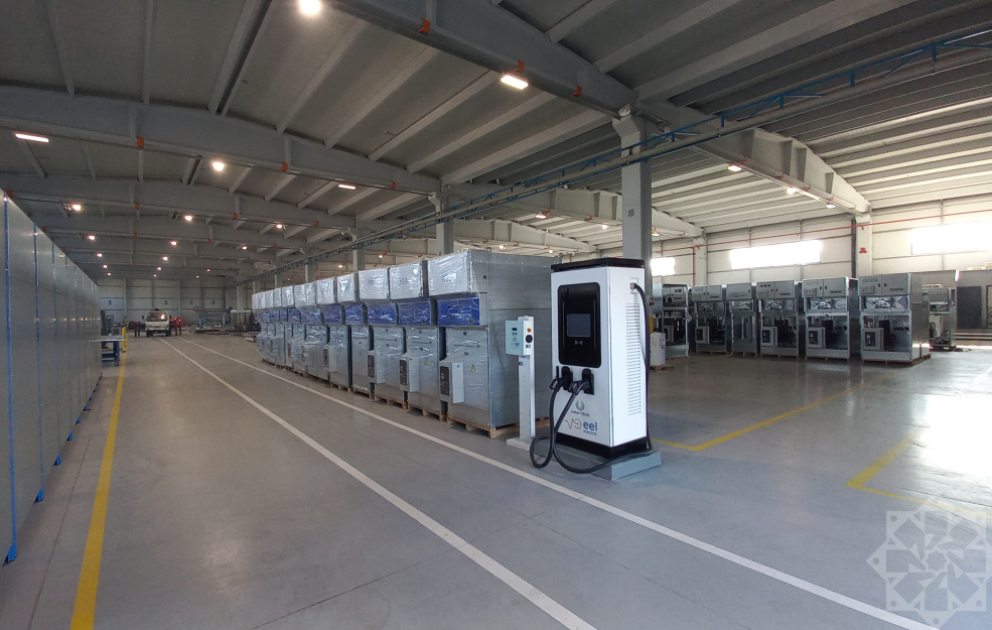 Ağdamda Azərbaycanda ilk dəfə elektromobillərin şarj cihazları istehsal ediləcək VİDEO