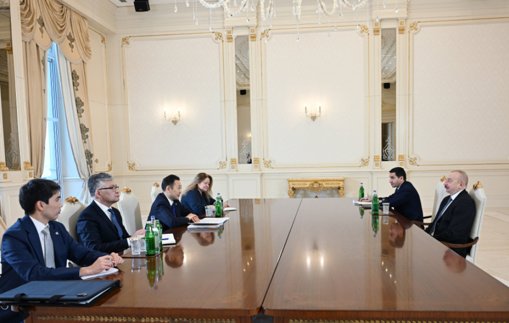 Le président Ilham Aliyev reçoit le secrétaire général de la CICA Kairat Sarybay MIS A JOUR VIDEO