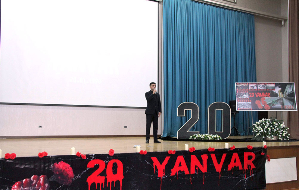 Azərbaycan Ordusunda 20 Yanvar faciəsinin ildönümü ilə əlaqədar silsilə tədbirlər keçirilib VİDEO