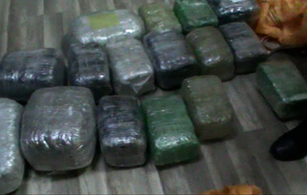Polisin əməliyyatı zamanı 36 kiloqram narkotik vasitə aşkarlanıb VİDEO