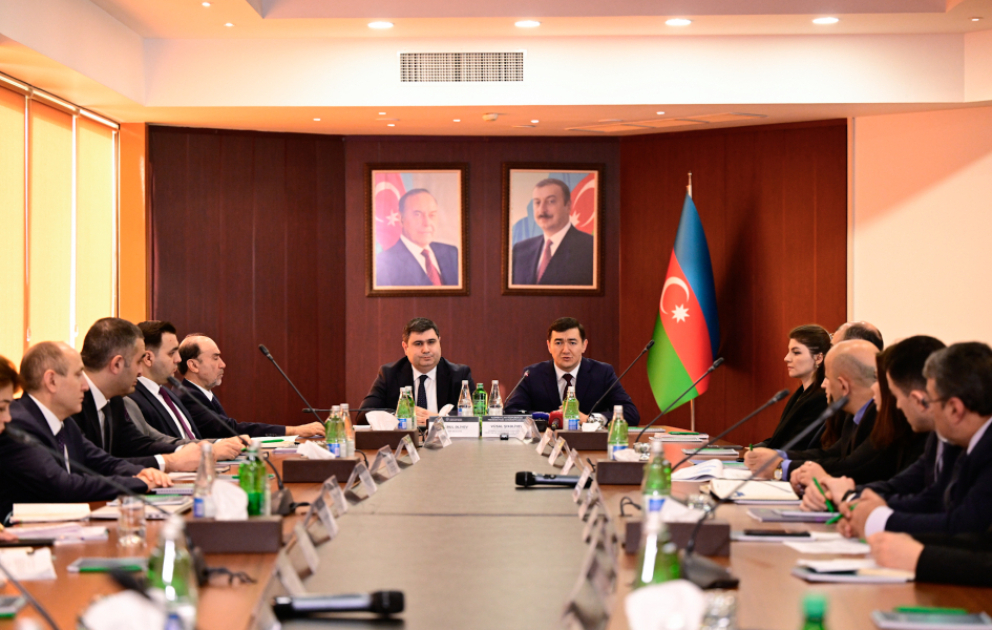 Biznes Mühiti və Beynəlxalq Reytinqlər üzrə Komissiyanın iclası keçirilib VİDEO