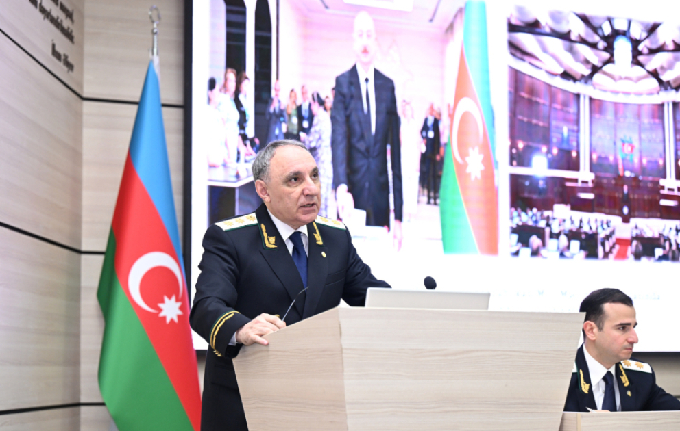 Baş prokuror: 2024-cü ildə ölkə üzrə qeydə alınan cinayətlər azalıb VİDEO