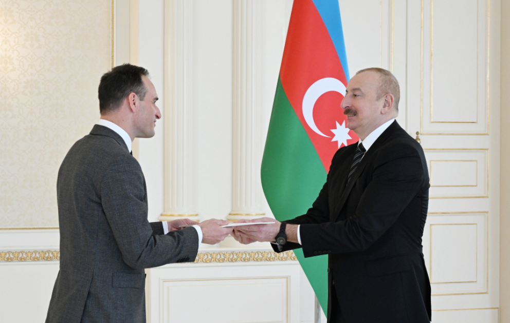 President Ilham Aliyev received credentials of Slovenia's newly appointed ambassador VIDEO