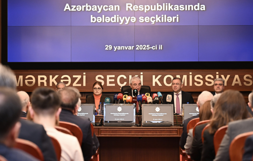 Mərkəzi Seçki Komissiyası bələdiyyə seçkilərinin ilkin nəticələrini açıqlayıb VİDEO