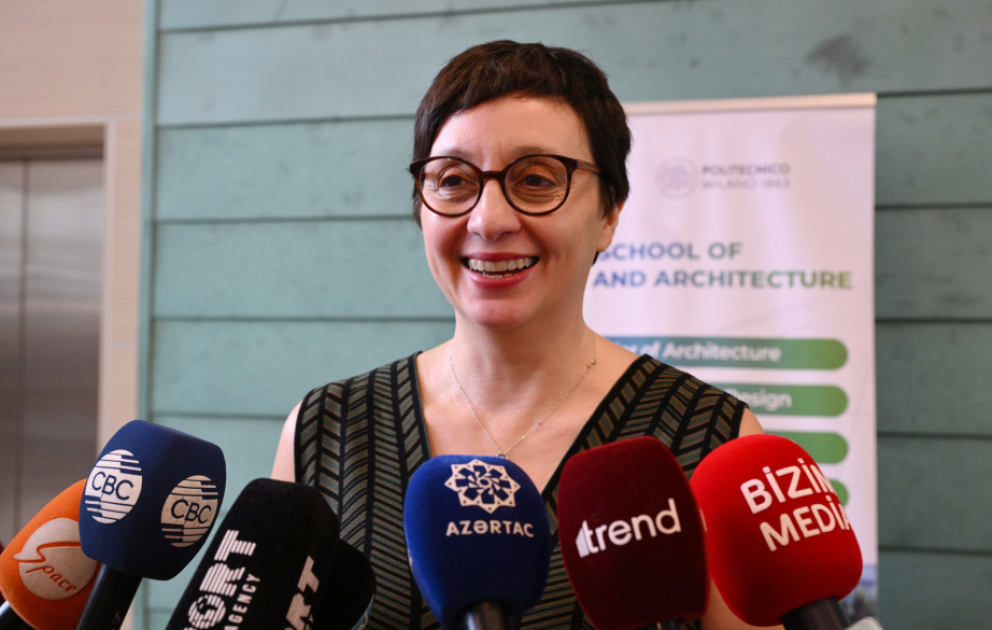 Silvia Ferraris: Məqsədimiz gələcəyin peşəkar şəhərsalma mütəxəssislərini və dizaynerlərini hazırlamaqdır VİDEO