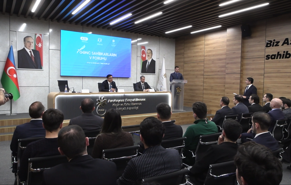 Gənc Sahibkarların V Forumu keçirilibVİDEO