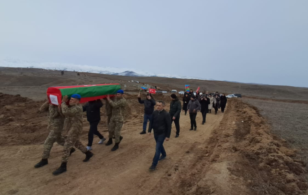 В Джебраиле преданы земле останки шехида Мушфига Гулиева ВИДЕО