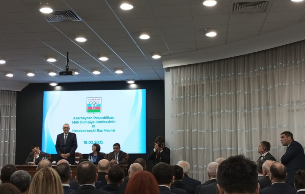 Azərbaycan Milli Olimpiya Komitəsinin Hesabat-seçki baş məclisi keçirilib – YENİLƏNİB  VİDEO