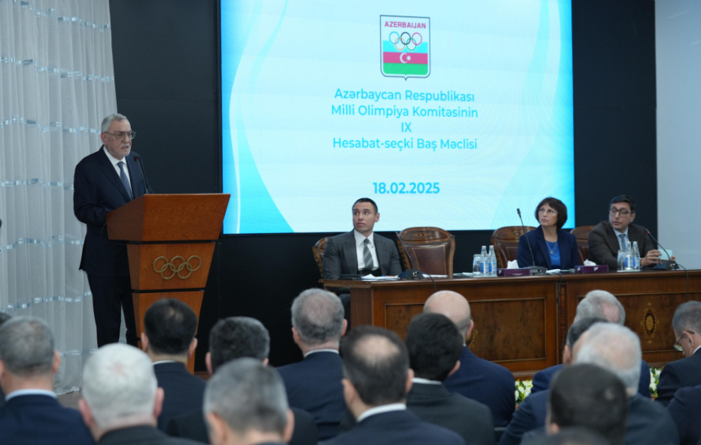 President Ilham Aliyev re-elected as President of National Olympic Committee of Azerbaijan VIDEO
