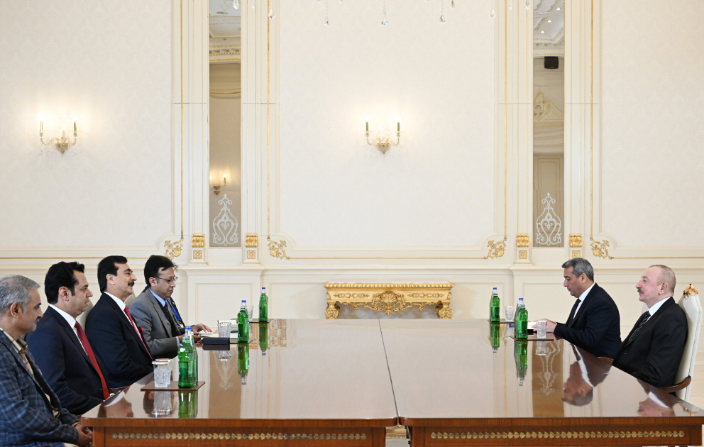 President of Azerbaijan Ilham Aliyev received Chairman of Pakistan’s Senate VIDEO