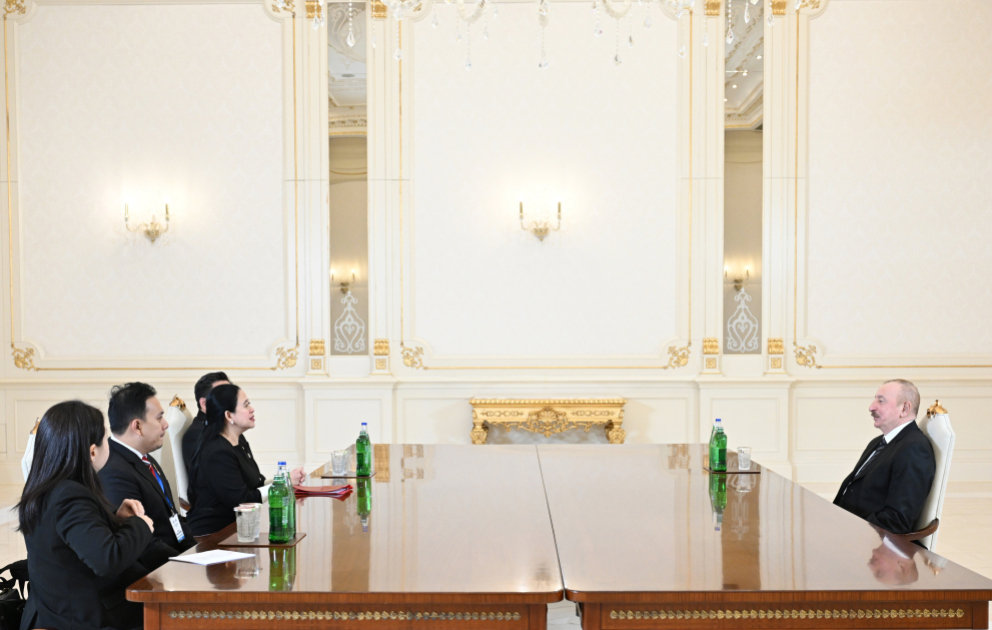 President Ilham Aliyev received Speaker of Indonesia’s House of Representatives VIDEO